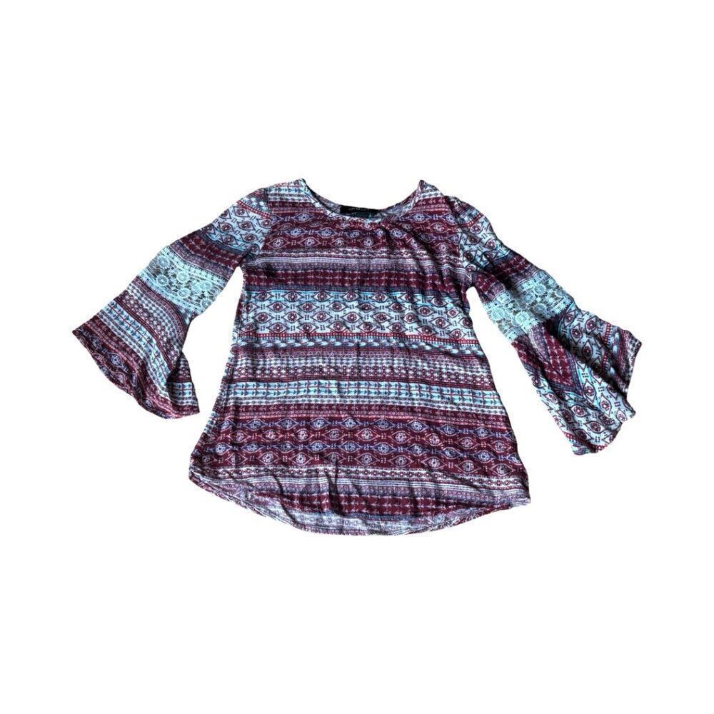 Amy Byer Bell Sleeve Top